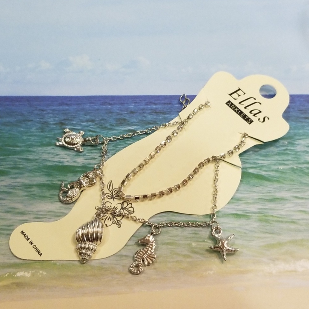 Nautical Silver Fashion Anklet